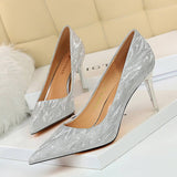NEW WOMEN SHALLOW POINTED SEQUINED HIGH HEELS_CWSHH0039