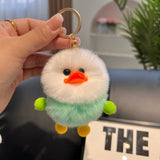 CUTE LITTLE YELLOW DUCK CAR KEYCHAIN BAG PENDANT_CWMM2505