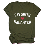 Trendy Short Sleeve Top For Women, Print Design