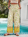CASUAL PRINT SPANDEX WIDE-LEG PANTS_CWBLP0707