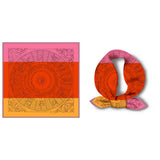 PRINT SCARF VERSATILE SQUARE FOR MOTHERS DAY GIFT_CWASC0663