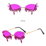 PERSONALIZED FUNNY FASHION TEARDROP SUNGLASSES_CWASG0871