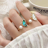 FASHION SWEET FRESHWATER PEARL OPEN RING FOR WOMEN_CWAJE3091