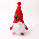 KNITTED HAT LUMINOUS RUDOLPH DOLL ORNAMENTS_CWMM2769