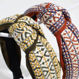 BOHEMIAN WIDE KNOTTED HEADBAND_CWAHA2307