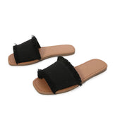 LADIES CASUAL BEACH FLAT SANDALS_CWSHS0652