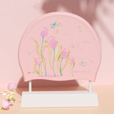 ADULT WOMENS SWIM CAP FLORAL WATERPROOF_CWMM6711