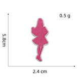 NEW PINK CARTOON EMBROIDERED CLOTH PATCH_CWMM4021