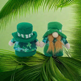 ST PATRICKS DAY GREEN HAT DOLL ORNAMENT_CWMM3441