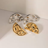 High-Grade 18K Gold Stainless Steel Earrings_Cwmm2358