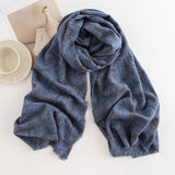 Cwasc2724_Cream Sweet Girl Style Printed Scarf Shawl