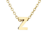 NEW CREATIVE STAINLESS STEEL GOLD LETTER NECKLACE_CWMM3755