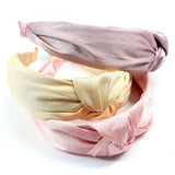 NEW SOLID COLOR WIDE EDGE KNOTTED HEADBAND_CWAHA0982
