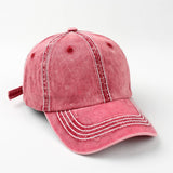 SPRING COTTON COLOR BLOCK BASEBALL CAP CWAH1144