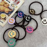 SMILEY FACE HAIR TIES_CWAHA0340
