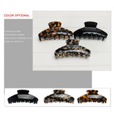 LEOPARD PRINT HAIR CLIP SHARK CLIP HAIRPIN_CWAHA4252