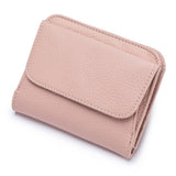 Trendy Soft Leather Short Wallet For Women_Cuab00365