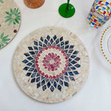 CREATIVE COLORFUL SHELL ROUND PAD INSULATION PAD_CWMM4486