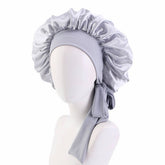 ELASTIC RIBBON SILK BOW NIGHTCAP_CWAH1475