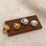 RETRO AND VERSATILE HIGH END BRUSHED EARRINGS_CWAJE3123