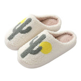 CACTUS PATTERN WARM COTTON SLIPPERS_CWSHS0285