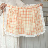 BOW LACE SKIRT AND HALF BODY APRON_CWMM5796