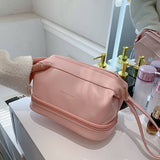 DOUBLE LAYER LARGE CAPACITY HIGH END COSMETIC BAG_CWAB4479