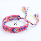 ETHNIC STYLE COLORFUL TASSEL WOVEN BRACELET_CWAJE0709