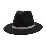 BRITISH STYLE WOOL FEDORA HAT UNISEX RETRO HAT_CWAH04391
