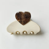 Cute Heart Acetate Hair Clip ? Sweet Side Claw_Cwaha07169