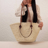 PERSONALIZED FASHIONABLE LARGE CAPACITY STRAW BAG_CWAB4707