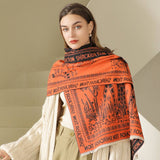 LARGE PASHMINA SHAWLS WRAPS CASHMERE FEEL SCARFS_CWASC0259