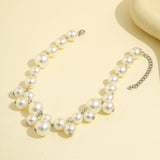 PUNK STYLE IMITATION PEARL NECKLACE_CWAJE1125