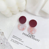 SIMPLE WARM COLOR SWEET EARRINGS_CWAJE1640