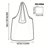 LARGE CAPACITY FOLDING OXFORD CLOTH SHOPPING BAG_CWAB3457