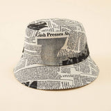 FASHION GRAFFITI WASHED SUN BUCKET HAT_CWAH1424