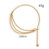ALLOY MULTI LAYER WAIST CHAIN BODY CHAIN_CWMM0658
