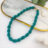 FASHIONABLE AND VERSATILE MIXED COLOR BEADED CHAIN_CWAJE1577