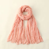 Women Cotton Scarves Soft Fashion Wrap Shawl