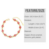 FASHION BOHEMIAN COLORFUL OIL DROPPING BRACELET_CWAJE0890