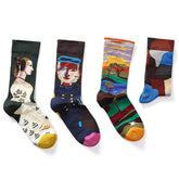 STREET SKATEBOARDING MID TUBE TIDE SOCKS_CWMS0164