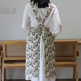 SIMPLE AND ELEGANT CORDUROY MATERIAL THICK APRON_CWMM5830