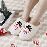 HRISTMAS SNOWMAN CUTE WARM COTTON SLIPPERS_CWSHS0735
