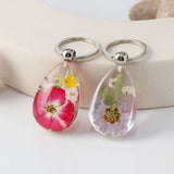 CREATIVE REAL FLOWER KEYCHAIN CAR PENDANT_CWMM3704