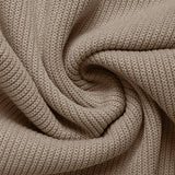 Solid-Color Slit Straight-Leg Versatile Pants