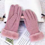 Simple Fleece Warm Breathable Gloves_Cwag0070