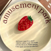 PINK STRAWBERRY ACETATE CLAW CLIP SWEET CUTE_CWAHA5838