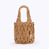 FASHION HOLLOW THICK COTTON ROPE HAND WOVEN BAG_CWAB4687