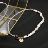 NICHE ALL MATCH NATURAL FRESHWATER PEARL NECKLACE_CWAJE3847