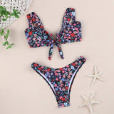 Womens Backless Bikini Sexy Multi-Color Swimwear